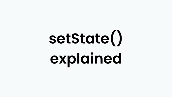 setState explained